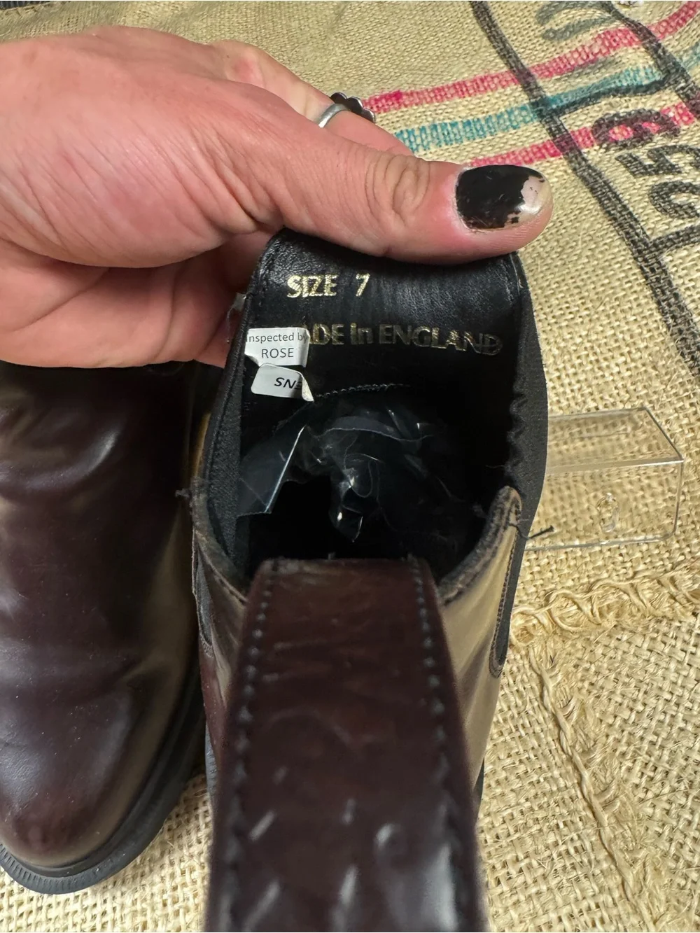 VINTAGE! Dr. Marten’s Men’s Sz 12 Chelsea Boots in Dark Burgundy